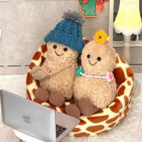 Jellycat Pequeño Nutria De Peluche 15cm Decoración Para Sala De Estar Juguete Interactivo Para Niñas Suministros De Muebles Suave De Algodón PP - details 7