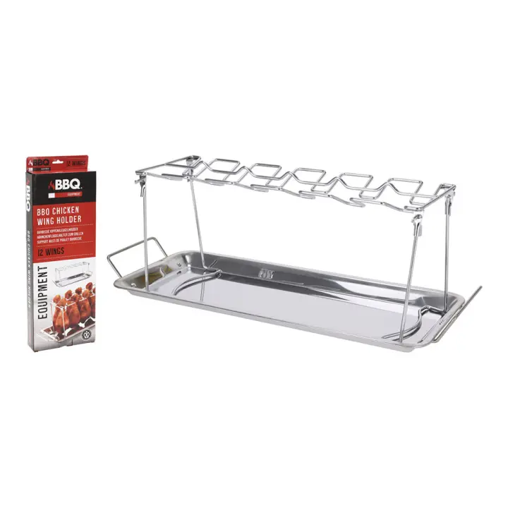Soporte para alitas de pollo para horno o bbq - 1