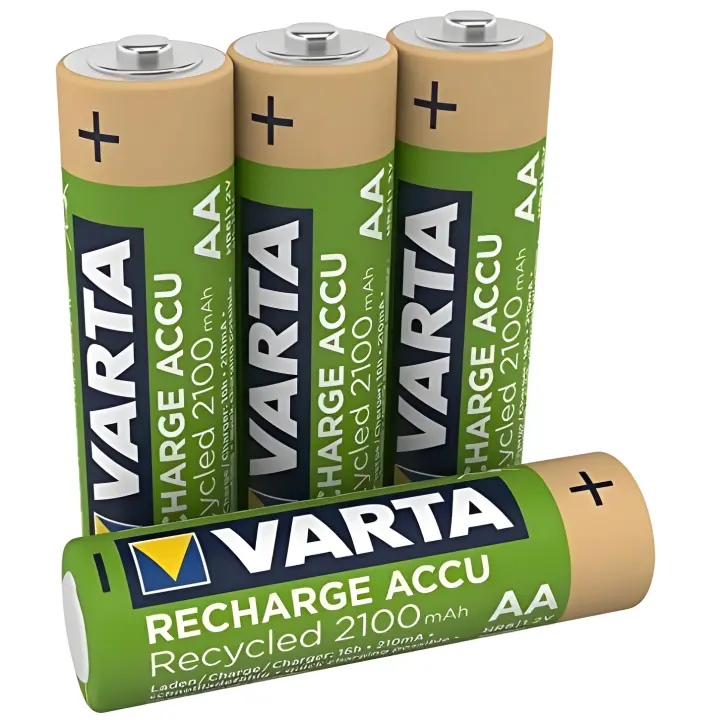 Pilas Recargables Varta AA con Material Reciclado - 1