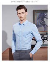 Camisa De Manga Larga Para Hombre Estilo Clásico Y Elegante De Textil Oxford Con Patrón Cuadriculado Moda Slim Social Para Negocios Y Ocio - details 2