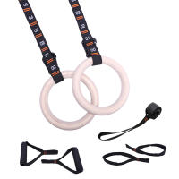 Juego De Anillos De Gimnasia Para Fitness Interior Anillos Deportivos De Arce Conjunto De Ejercicios Domésticos Para Hombres - details 5