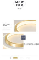 Lámpara De Techo Moderna De Metal LED Para Pasillo Y Escalera Decorativa De Lujo Creativa En Oro Instalación Suelta Fuente De Alimentación AC 220V - details 1