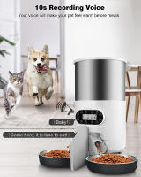 Dispensador Automático De Alimentos Para Mascotas Inteligente Con APP Timer Dual Acero Inoxidable Alimentación Remota Adecuado Para Gatos Y Perros - details 6