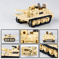 Bloques De Construcción DIY Para Adultos Y Niños Modelo De Tanque King Tiger De La Segunda Guerra Mundial Juguetes Educativos De Soldados Del Ejército Militar - details 7