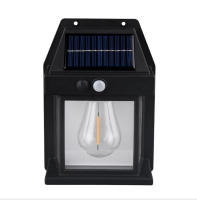 Lámpara De Pared Solar De Tungsteno Nuevo Con Tres Modos Para Exterior Villa Jardín Courtyard Impermeable Decoración Inducción Lámpara Nocturna Pequeña - details 10