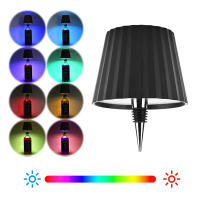 Lámpara De Mesa Inalámbrica Para Botellas De Vino LED Luz Para Uso Exterior Control Táctil Ideal Para Restaurantes Bares Festivales Y Fiestas - details 1
