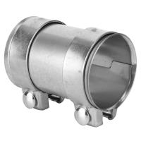 Conector De Tubo De Escape 3in 76mm Estuche Galvanizado Universal Reparación De Tubos De Escape Juntador De Doble Abrazadera - details 3