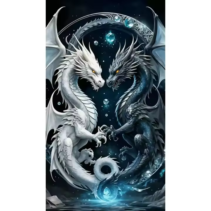 Toalla de Playa Estampada, Modelo Dragones, 100% Poliéster Microfibra, 90x170cm, Sun&Surf - 1