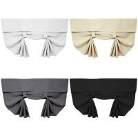 Cortinas De Puerta Negras Aislantes Térmicas Con Encaje Cortinas Modernas De Ventana Para Puerta Francesa Panel Corto Autoadhesivo - details 11