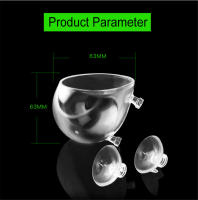 Vaso De Cristal Para Acuario Con Aspiradores Pot Para Cultivar Semillas De Plantas Acuáticas Y Coral Decoración Para Tanque De Peces - details 6