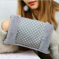 Botella De Agua Caliente Eléctrica Para Manos Y Bolsos De Invierno Color Aleatorio Funda De Flanel Para Calefacción Doméstica - details 4