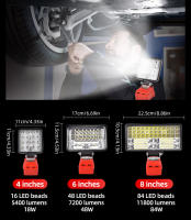 Luz De Trabajo LED Para Batería Milwaukee M18 18V Luz Amplia Con Dos Puertos USB Para Emergencias Y Almacenamiento De Baterías - details 3