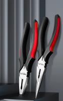 Alicates Multifuncionales DELIXI ELECTRIC Para Cable Con Gran Apertura Y Punta De Aguja Adecuados Para Cortar Torcer Y Apretar Metálicos - details 0