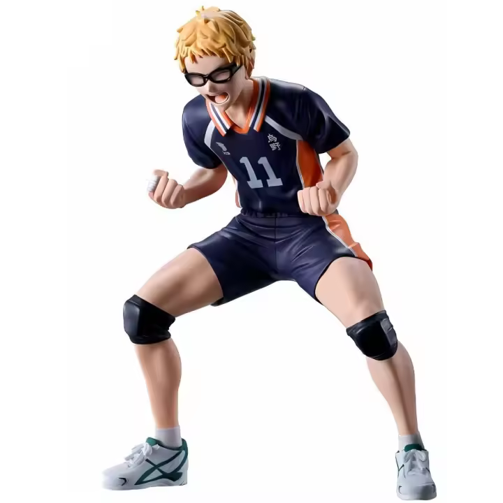 Figura Kei Tsukishima Haikyu!! 14cmFigura  Coleccionable - Idea de Regalo- Mercancia Oficial - Juguetes para Niños y Adultos - Movies Fans - Muñeco para Coleccionistas y Exposición - 1