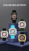 Reloj De Pulsera Para Hombre VA VA VOOM 2025 Estilo Deportivo Original Silicona Nocturno Luz Cuadrado Regalo Resistente Al Agua Y Shock - details 4