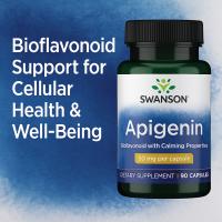 Swanson Apigenin 50 mg – Suplemento Natural de Flavonoides Derivado del Pomelo para el Apoyo Celular – 90 Cápsulas - details 2