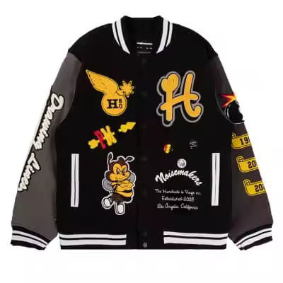 Chaqueta The Hundreds Replay Letterman Jacket Black T23F103014 - 1