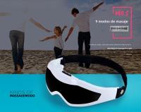 Masajeador De Ojos Eléctrico EMS Multifuncional 9 Modos Vibración Magnética Sin Batería Incluida USB Para Relajación Y Cuidado De Los Ojos - details 12