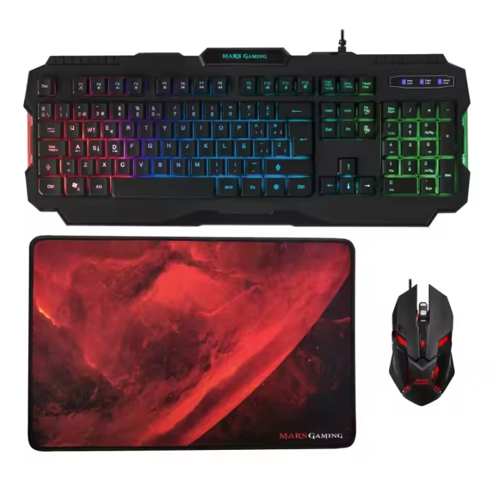 Mars Gaming - MCP118 teclado USB QWERTY Español Negro MCP118 - 1