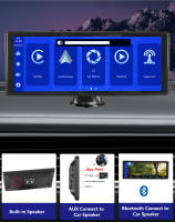 Reproductor Multimedia Para Coche Universal Pantalla Táctil De 10.26'' WiFi Bluetooth Carplay Soporte Android Y Apple Con GPS Y Función De Retroceso - details 4
