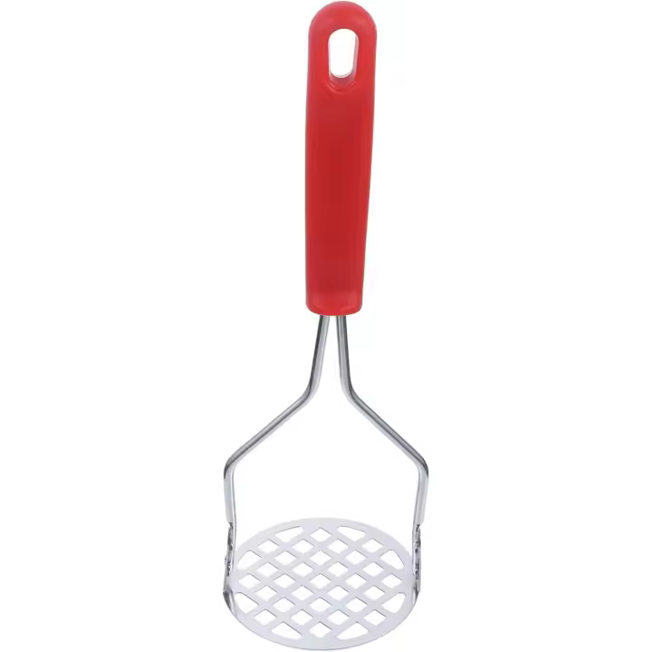 Prensa de patadas, macacador de Aguacate, picadora, impresador de patadas, picadora de piel Eléctrica para Uso doméstico, batidora Eléctrica de mano, color Rojo. - 1