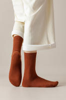 Calcetines De Algodón De Alta Calidad Para Mujer Invierno Cálidos Gruesos Sin Costuras Suaves Elásticos Transpirables Anticongelantes De Terry - details 4