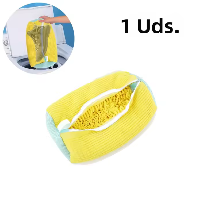 Bolsa De Lavar Zapatos Padded Protector De Ropa Para Máquina De Lavarropa Amigable Bolsa De Secado Para Uso Doméstico - 1