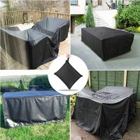 Garden Furniture Cover 180x120x74cm, Furniture Protective Tarpaulin, Waterproof Outdoor Furniture Covers, Dustproof Cover for Garden Table and Chairs - details 1