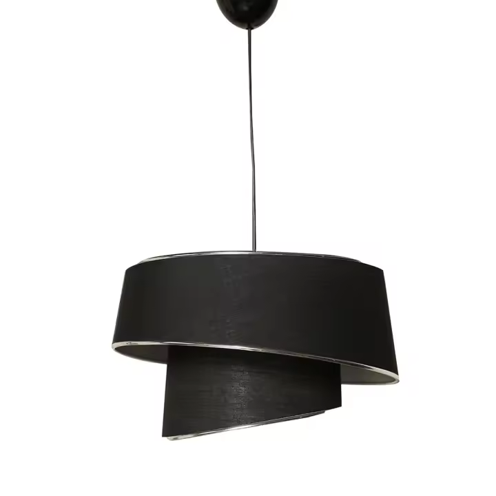 Lámpara de techo WELLHOME con Estructura de metal color Plata Negro - 1