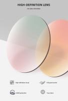 Gafas De Ojos De Gato Oversized Para Mujer KAMMPT Marcas De Parche Estilo Trendy Bloqueo De Luz Azul Marco Óptico Estilo Retro - details 1