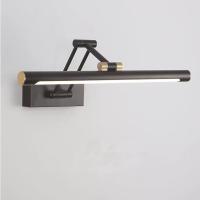 Lámpara De Pared Moderna Simple Con Espejo Cuerpo Metálico Y Sombrilla De Acrílico Plegable Sconce LED Para Hotel Baño Exposición De Arte - details 5
