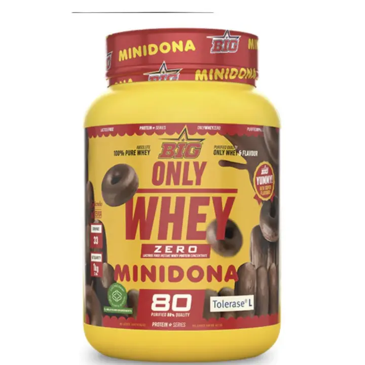 Big ONLY WHEY ZERO Minidona 1kg  proteina whey concentrada - 1