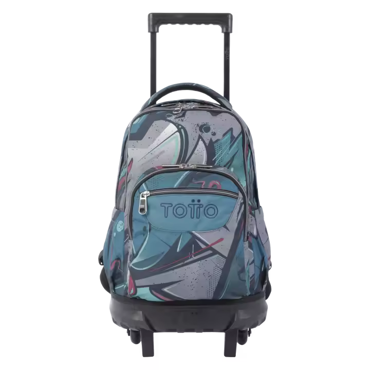 Totto Mochila escolar ruedas Resma -Dimensiones:29.5 x 42 x 16 cm-Material: Poliester - 1