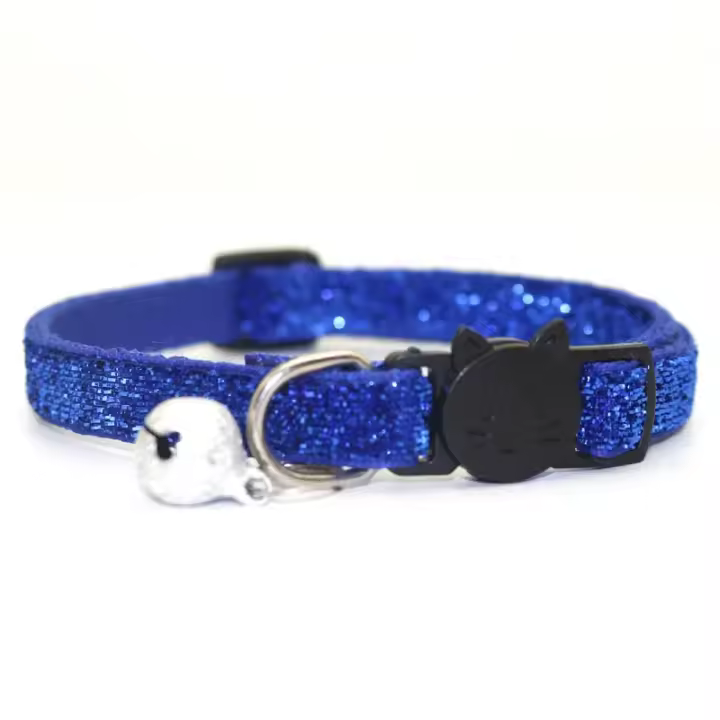 Collar Para Gatos Reflectivo De Colores Con Campana Y Material Suave Ajustable Y Seguro Con Anillo De Cuello Rompeastros - 1