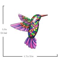 Arte De Hierro Colibrí Herramienta Artesanal Colgante Decoración De Pared Para Jardín Decoración De Hogar Decoración De Pared Para Valla Estilo Rústico Farmhouse - details 11