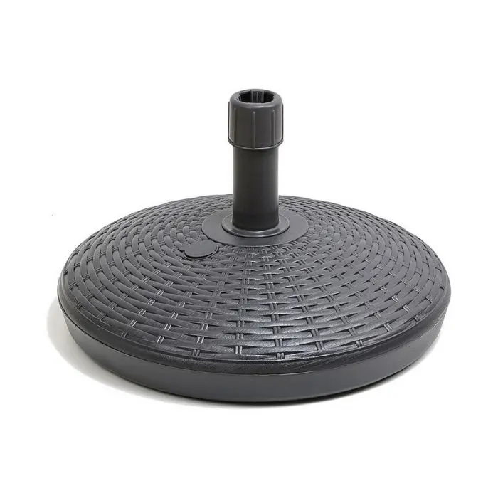 BASE PARASOL RATTAN ANTRACITA 20 LITROS - 1