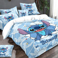 Cubierta De Edredón De Poliéster 100% Con Diseño De Stitch Dibujado En La Cama Para Dormitorio Sin Fundas Para Almohadas Ni Edredón Incluidos - details 3
