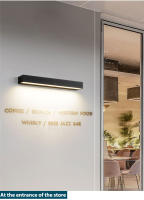 Lámpara De Pared Exterior LED IP65 Impermeable En Aluminio Para Decoración De Patio Puerta Garage Iluminación Moderna Para Casa - details 3