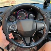Kit De 2 Fundas Para Volante De Coche Universal 38CM Antideslizante Cubierta De Cuero Protector De Interior Decorativo Accesorios Para Automóvil - details 4