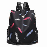 Mochila de moda para mujer, estilo coreano, moderna, de tela Oxford, antirrobo, con colgante - details 34