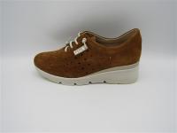 ZAPATO DE CUÑA CON CORDON ELASTICO, PEPE MENARGUES 11107, materiales de piel, cuña de 5cm, plantilla extraíble acolchada - details 1