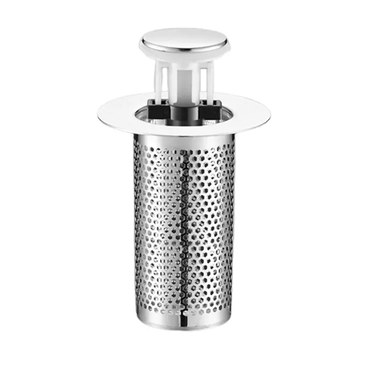 Universal Baño Tapón Del Fregadero Filtro de Drenaje Núcleo de Latón A Prueba de Óxido con Colador de Pelo de Baño Tapón de Drenaje Del Fregadero Reemplazo - 1