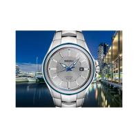 reloj hombre solar Seiko Coutura SNE565 42.5mm 100m WR cristal de zafiro correa de acero (hasta 10 meses sin recarga) - details 3