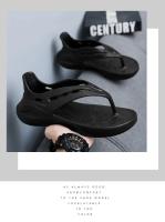 Zapatillas De Playa Para Hombre Sandalias Casuales De Interior Y Exterior Comodidad Plataforma EVA Tallas Verdaderas Slides De Verano - details 1