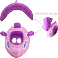 Flotador de piscina de Unicornio para Bebé, Con dosel extraíble, inflable, apto para bebés de 6 A 30 meses. - details 1