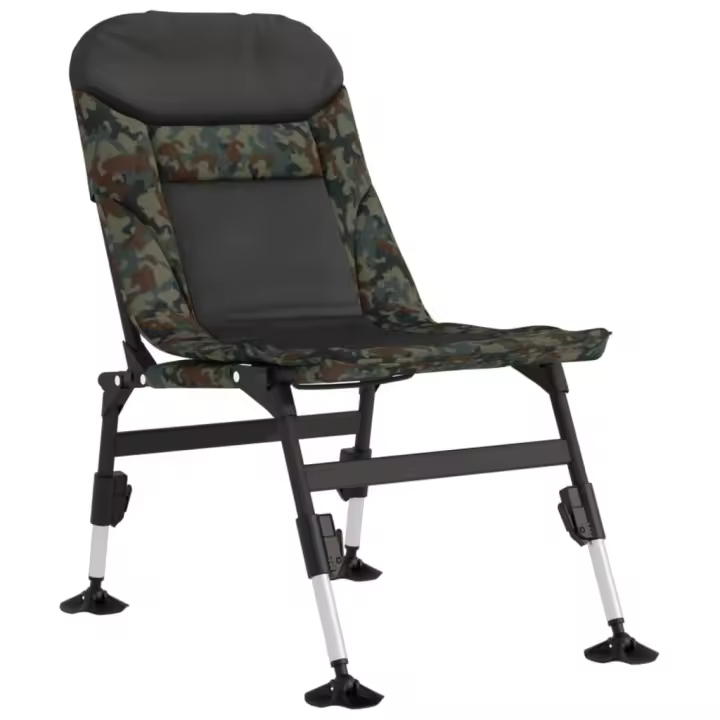 Silla de Pesca patias para Barro ajustable plegable camuflaje - 1