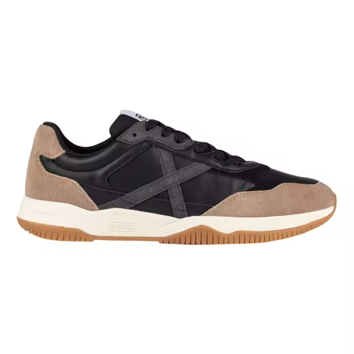 Zapatillas Munich Lyra para Hombre – Negro, Marrón y Beige - 1