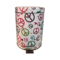 PAPELERA AMIKO DE ACERO INOXIDABLE CON PEDAL Y CUBETA INTERIOR EXTRAIBLE DE 5 LITROS MODELO PEACE - details 2