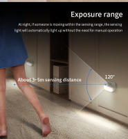 Lámpara Nocturna LED Con Sensor De Movimiento 3 Pcs Recargable Para Decoración De Habitaciones Y Uso Doméstico Con Pilas AAA Incluidas Luz De Noche Rectangular - details 1