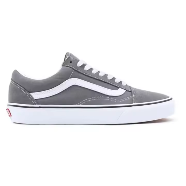Zapatillas Vans Grises Old Skool Pewter-Truwhite - 1